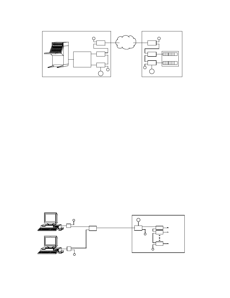 Exb system extender modules, Extending comparator status & control signals, Multiple pcs monitoring remote comparators | CTI Products EXB-IP Ethernet System Extender User Manual | Page 2 / 4