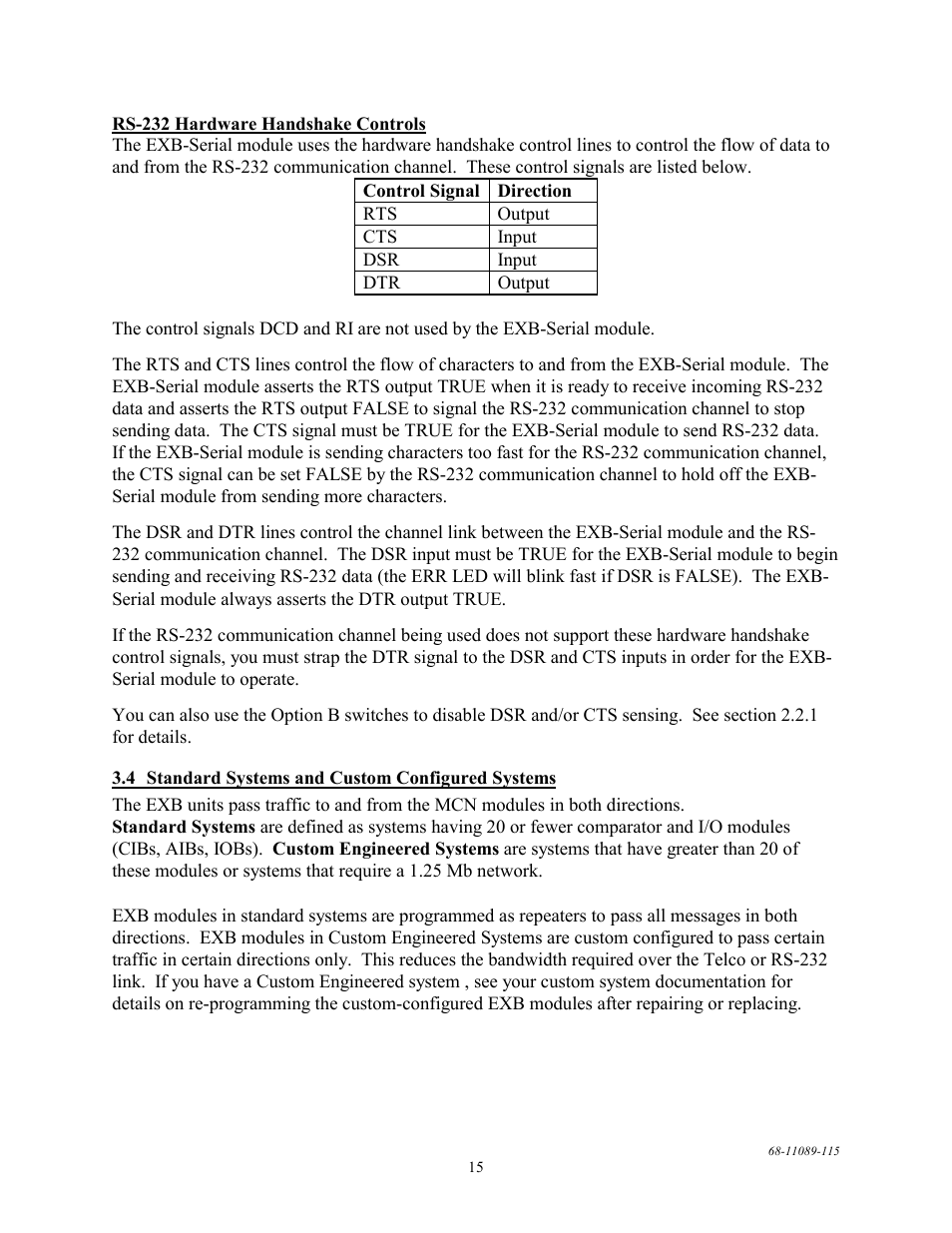 Standard systems and custom configured systems | CTI Products EXB-232 Asynchronous Serial System Extender User Manual | Page 19 / 31