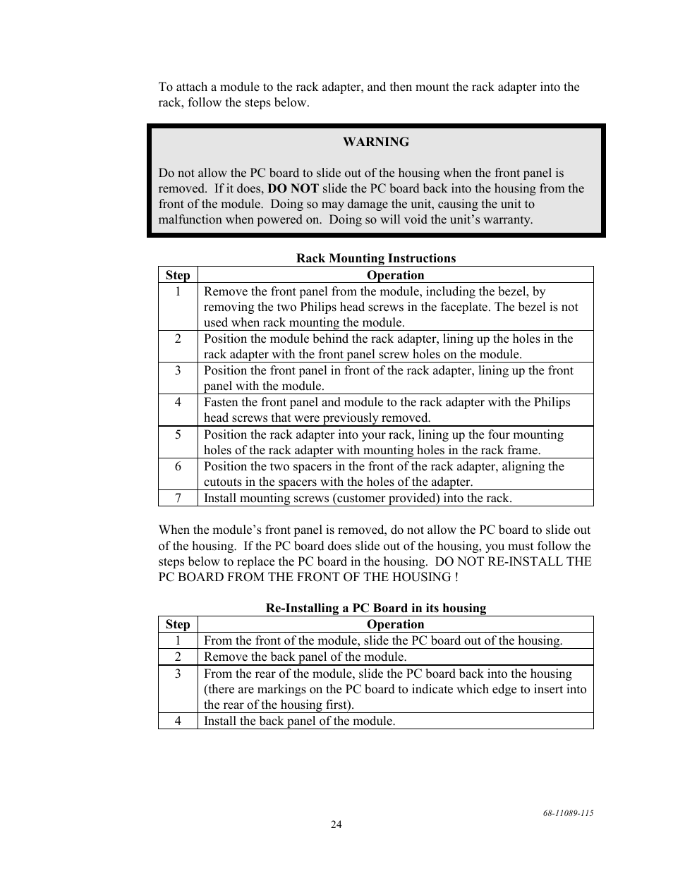 CTI Products EXB-232 Asynchronous Serial System Extender User Manual | Page 28 / 31