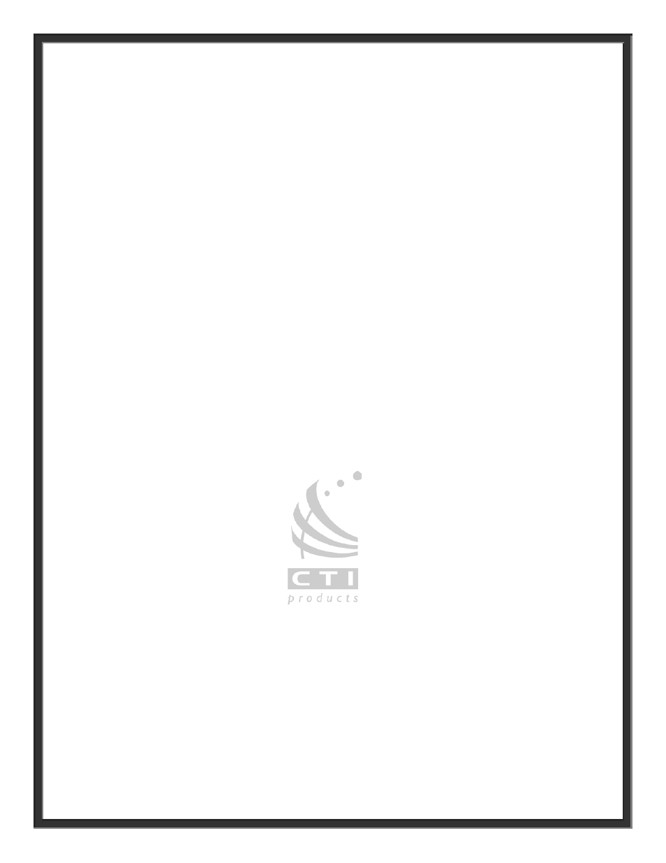 CTI Products EXB-IP Ethernet System Extender User Manual | 63 pages