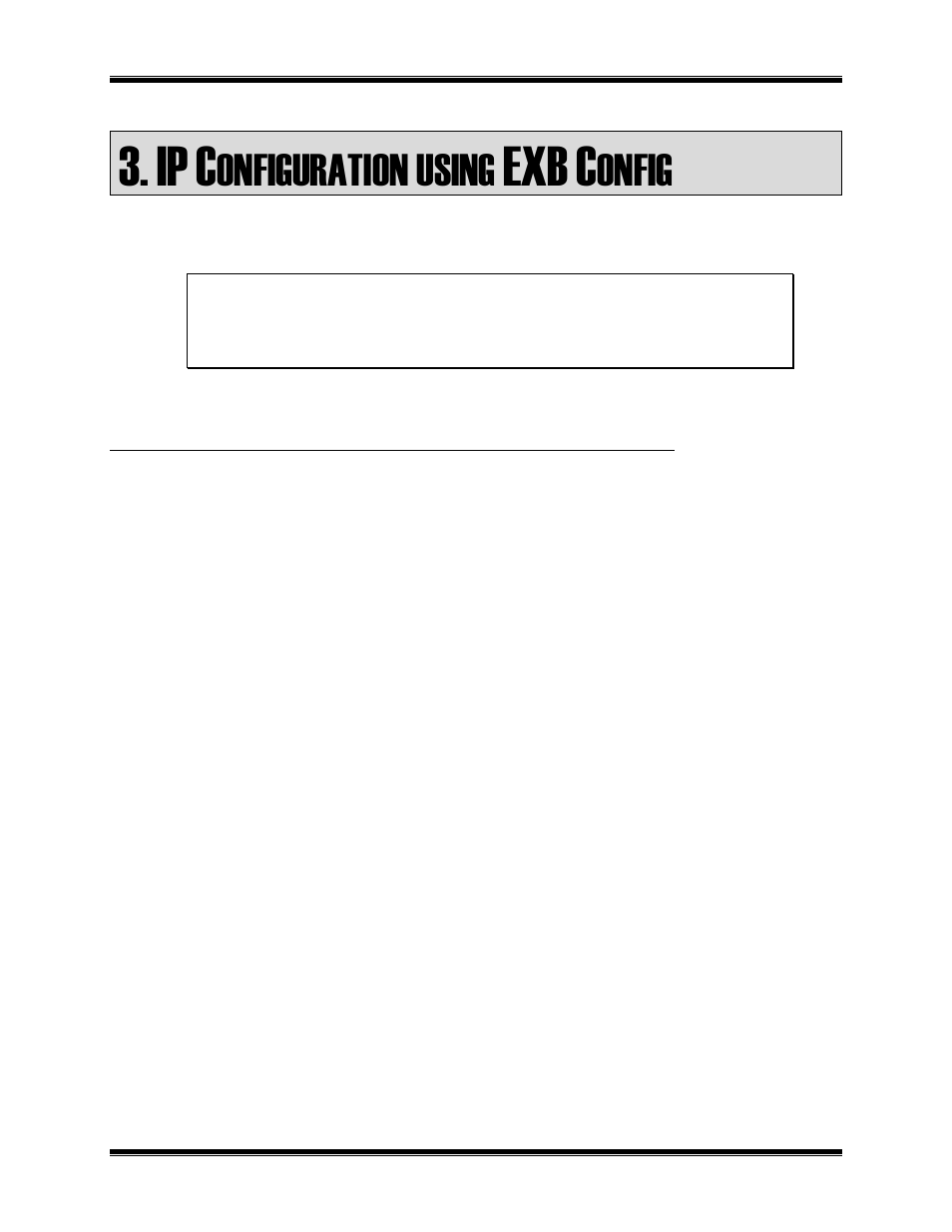 Ip configuration using exb config, Example screen captures & example data, Xample | Creen, Aptures, Onfiguration using, Onfig | CTI Products EXB-IP Ethernet System Extender User Manual | Page 14 / 63