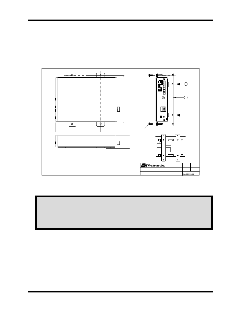 Wall mount option, Figure 7 exb module wall mounting, Etl appro | Products inc | CTI Products EXB-IP Ethernet System Extender User Manual | Page 43 / 63