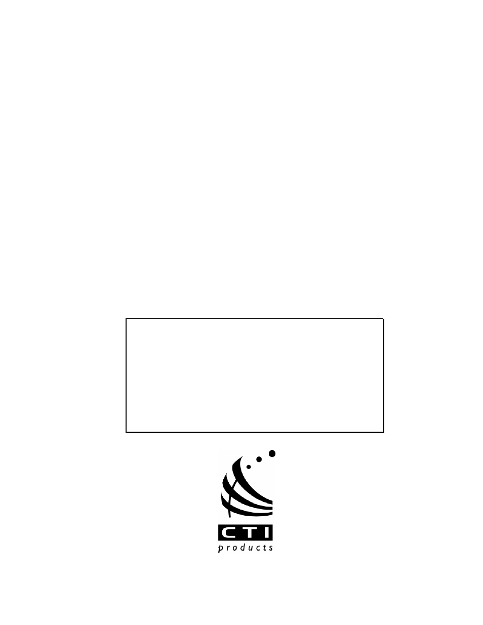 CTI Products GPIO General Purpose I/O Interface User Manual | 26 pages