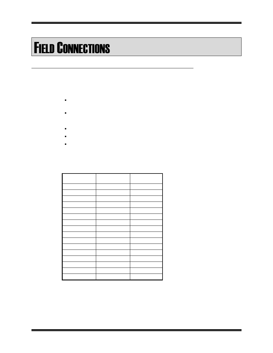 Field connections, Local ptt connections, Ocal | Onnections, Ield | CTI Products OTAL On-the-Air Driver Assembly User Manual | Page 9 / 22