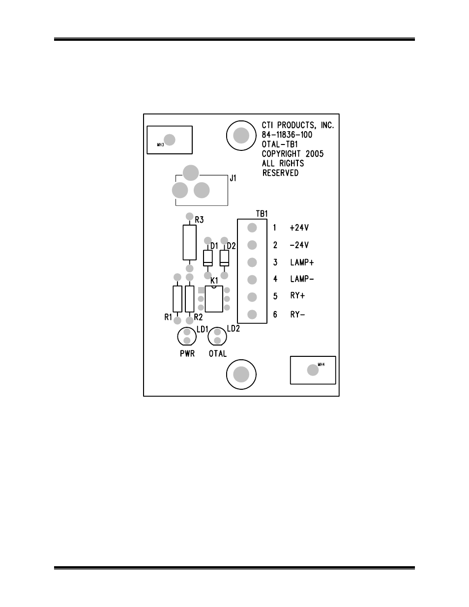 CTI Products OTAL On-the Air Terminal Board and Lamp User Manual | Page 11 / 14