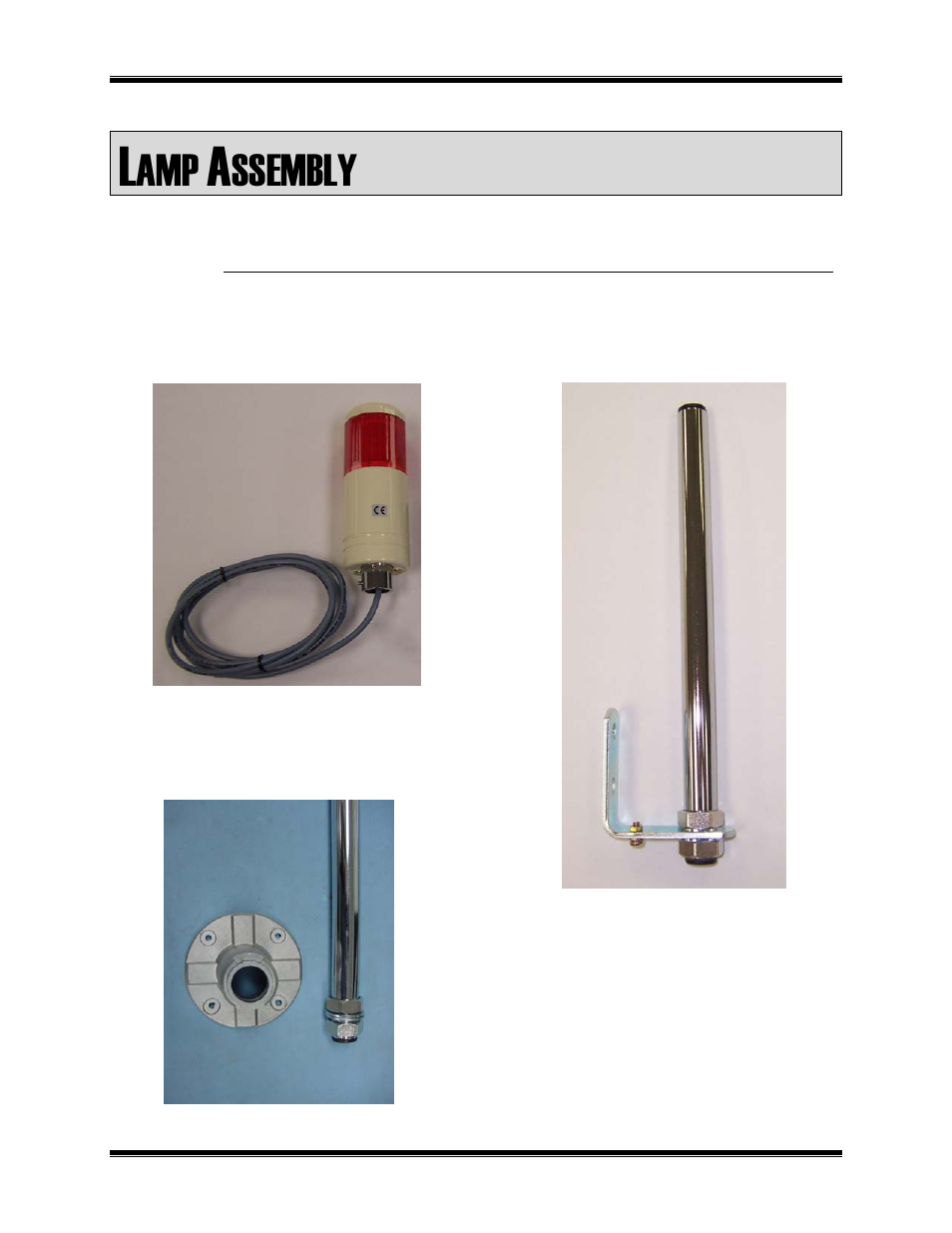 Lamp assembly, Ssembly | CTI Products OTAL On-the Air Terminal Board and Lamp User Manual | Page 12 / 14