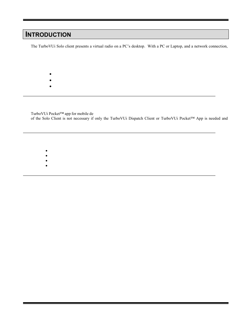 Introduction, What you will need, Compatibility | CTI Products TurboVUi Solo Client Software User Manual | Page 3 / 12