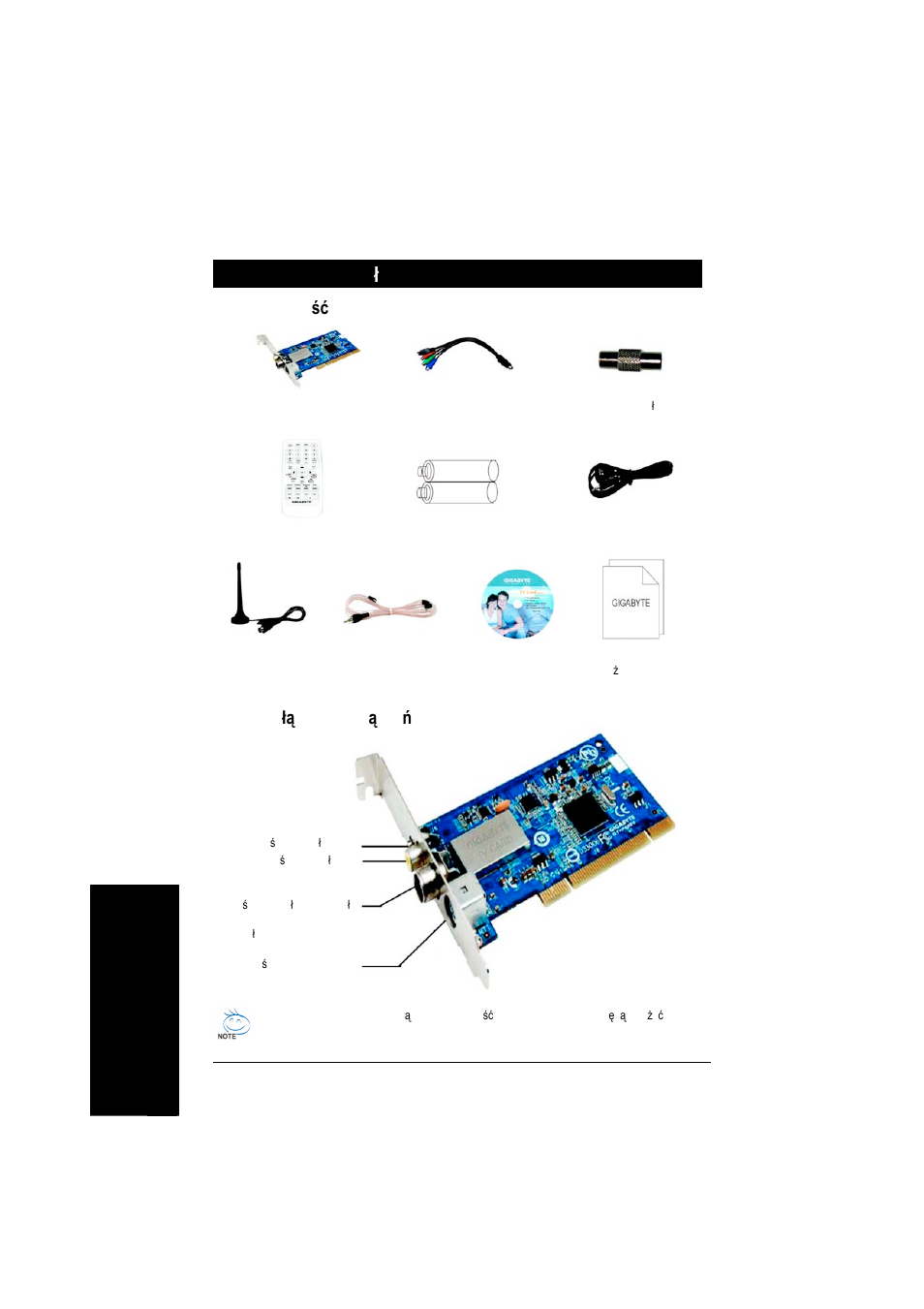 2 instrukcja obsługi, Polsk i, Zawartość opakowania | Podłączanie urządzeń | GIGABYTE GT-P8000 User Manual | Page 24 / 37