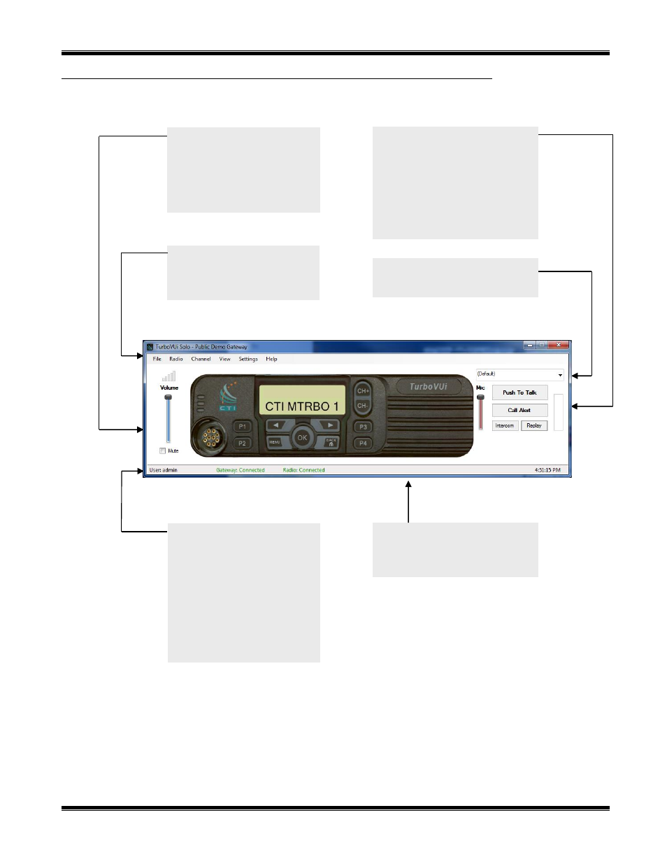 Creen, Omponents, Turbovui solo user guide | CTI Products TurboVUi Solo Client Software User Manual | Page 7 / 16