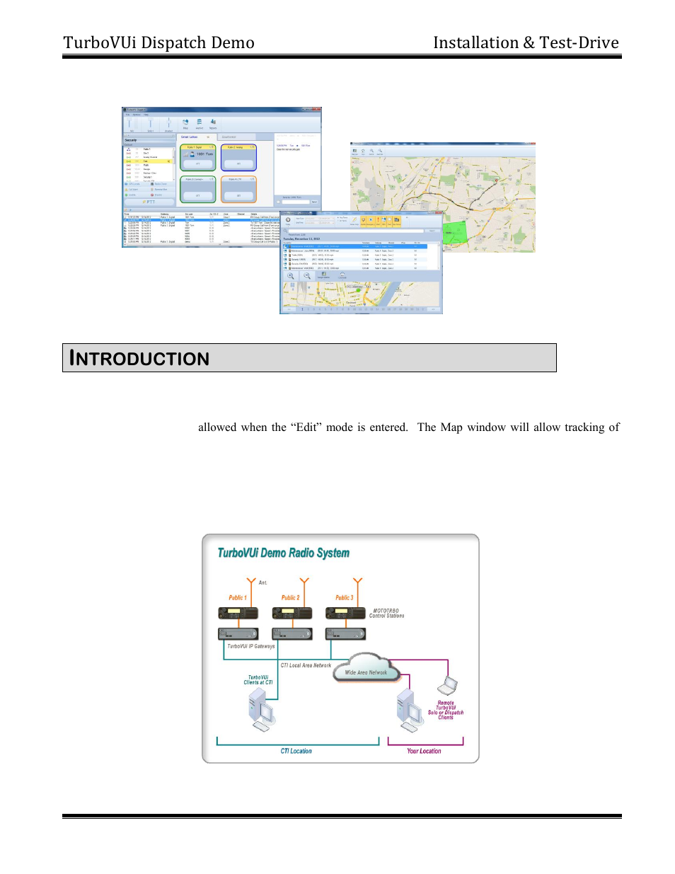 CTI Products TurboVUi Dispatch Client Software User Manual | 6 pages