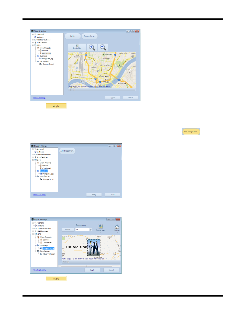 Overlays sub-folder | CTI Products TurboVUi Dispatch Client Software User Manual | Page 27 / 48