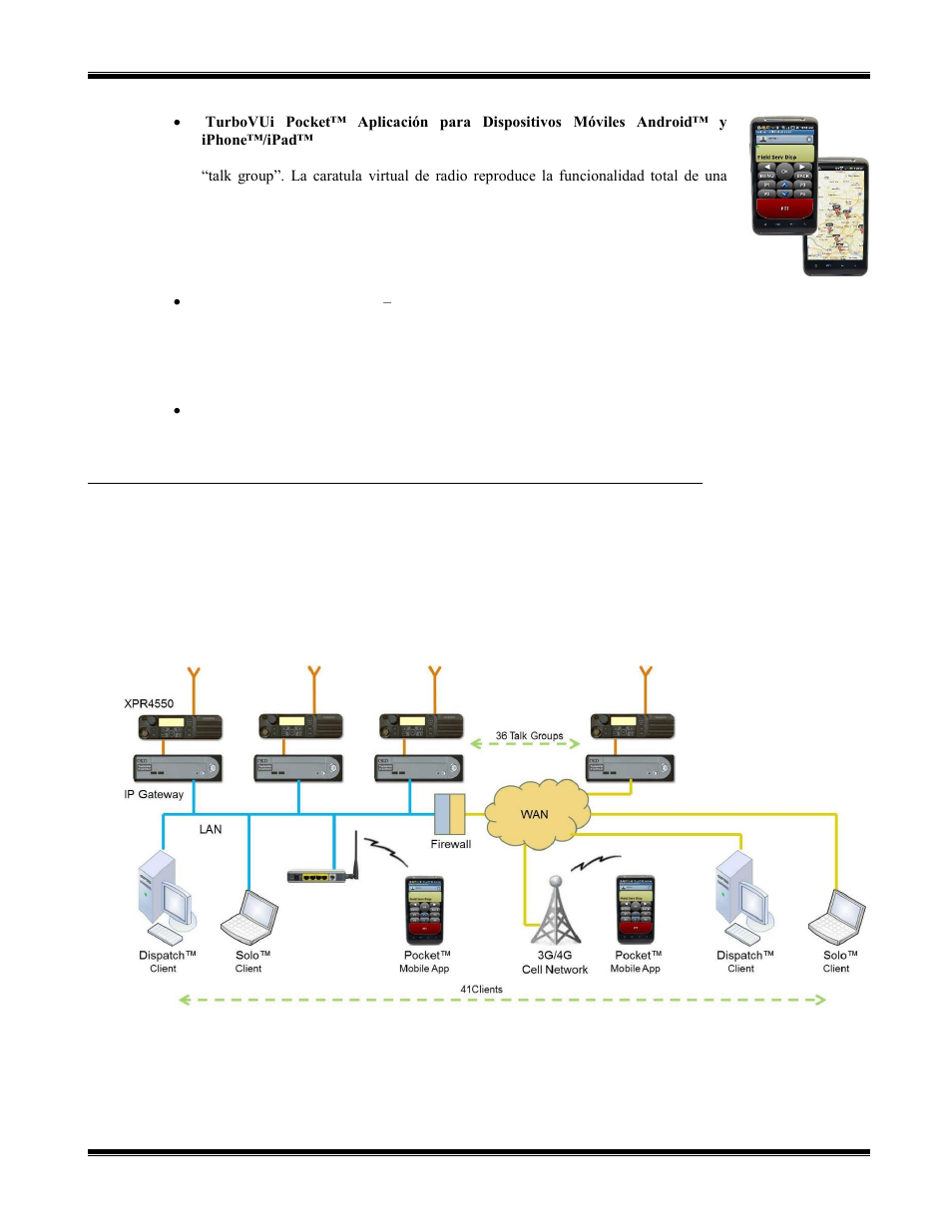 Arquitectura, Rquitectura | CTI Products TurboVUi Dispatch Client Software User Manual | Page 7 / 50