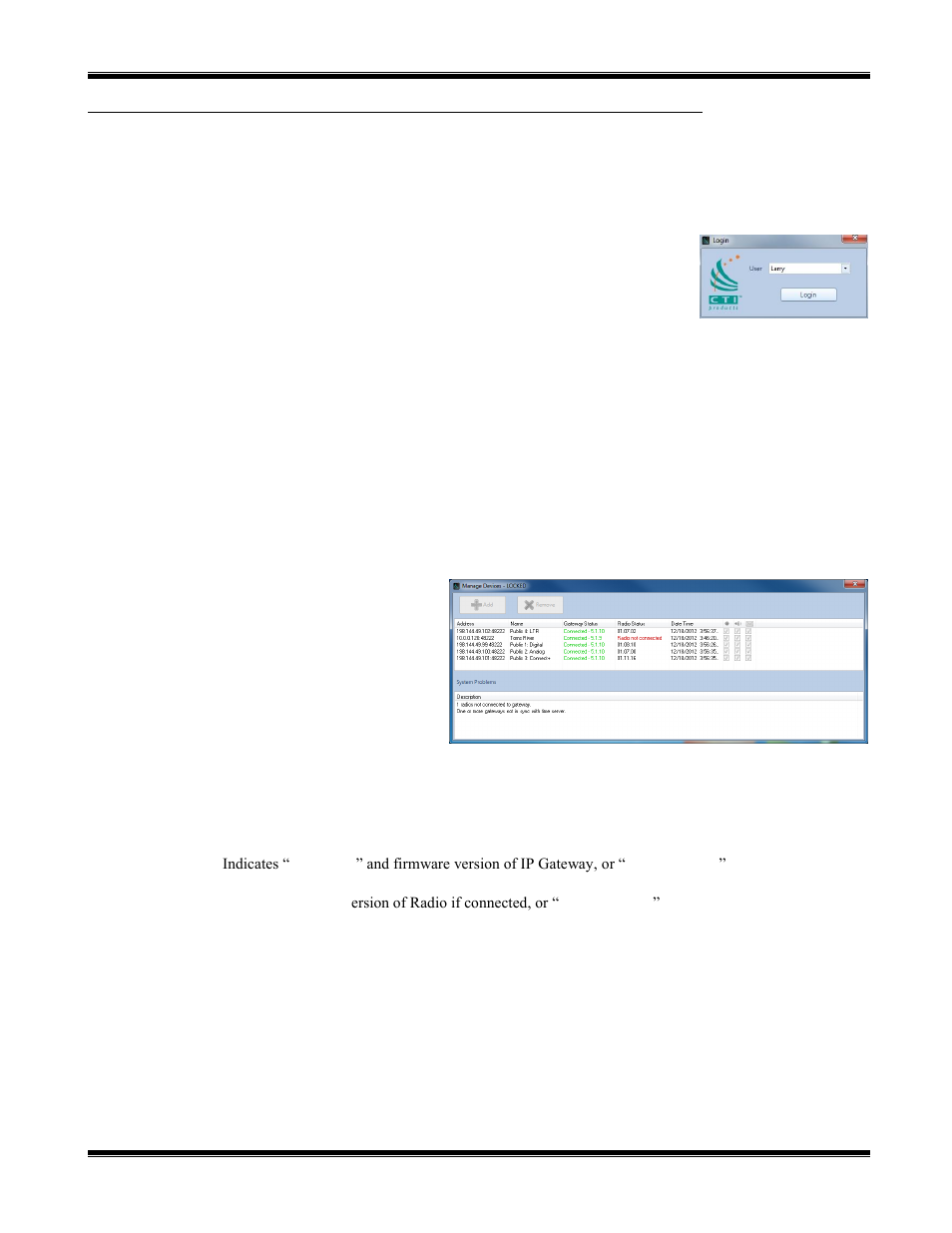Enus, File menu, Options menu | Turbovui dispatch user guide | CTI Products TurboVUi Dispatch Client Software User Manual | Page 15 / 32