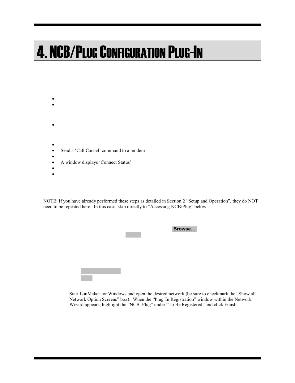 Ncb/p, Onfiguration | CTI Products NCB/AY with Serial Interface User Manual | Page 34 / 54