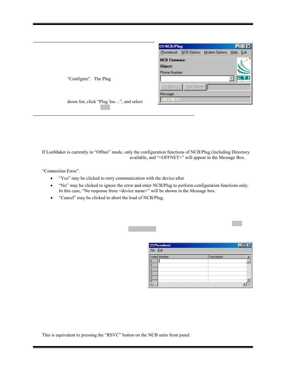 Ncb/plug | CTI Products NCB/AY with Serial Interface User Manual | Page 35 / 54