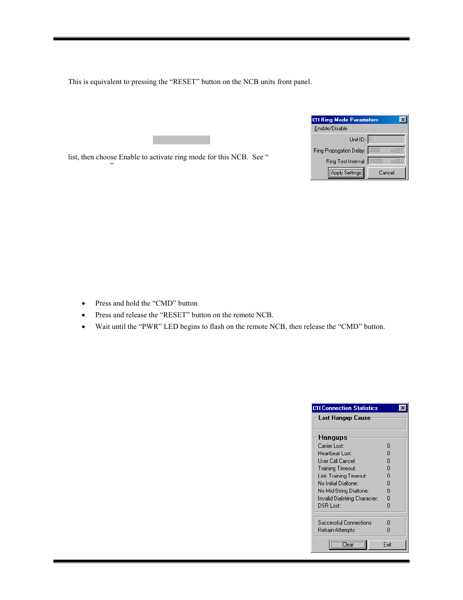 CTI Products NCB/AY with Serial Interface User Manual | Page 36 / 54