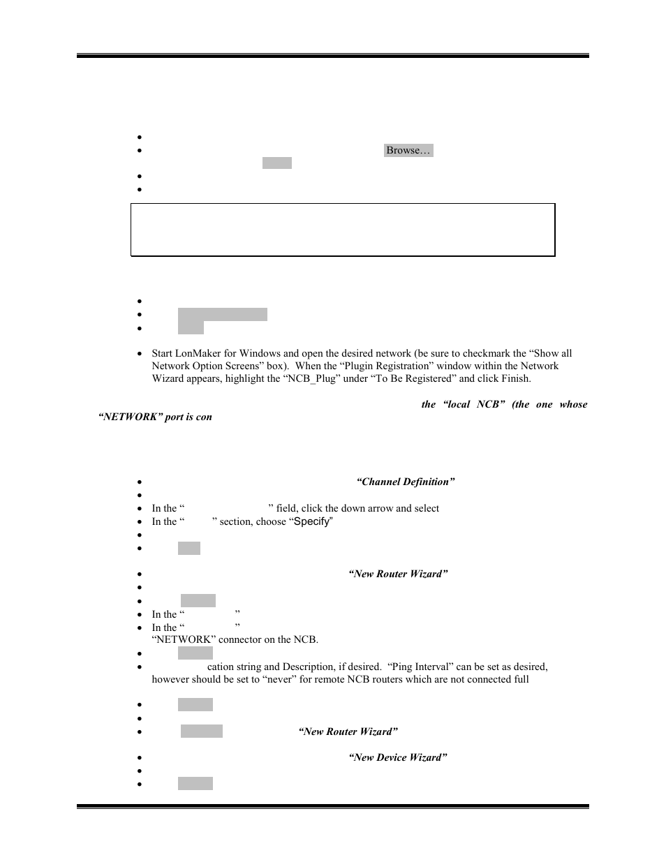 CTI Products NCB/EM with External PSTN Modem User Manual | Page 21 / 63