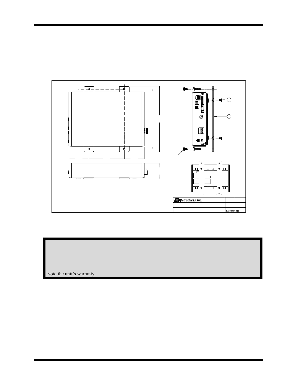Wall mount option, Figure 10 ncb module wall mounting, Etl appro | CTI Products NCB/EM with External PSTN Modem User Manual | Page 44 / 63