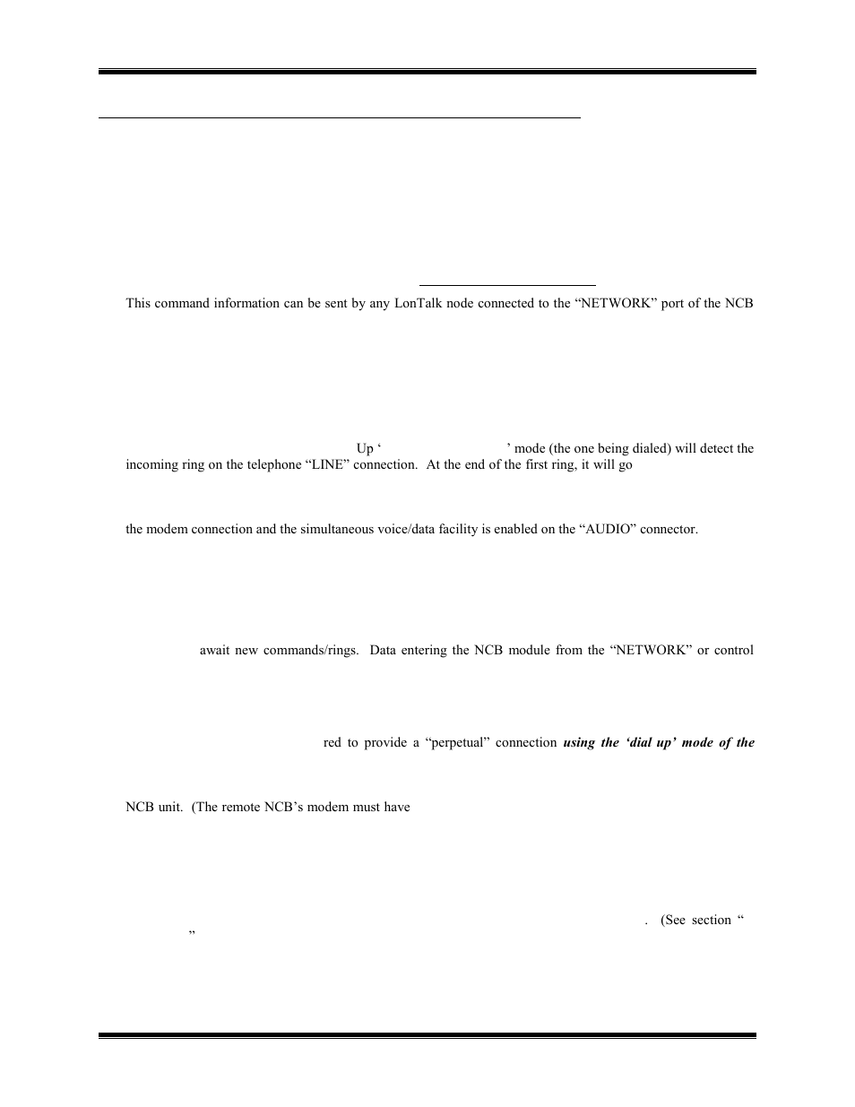Appendix g. modem notes, Ppendix, Odem | Otes | CTI Products NCB/EM with External PSTN Modem User Manual | Page 55 / 63