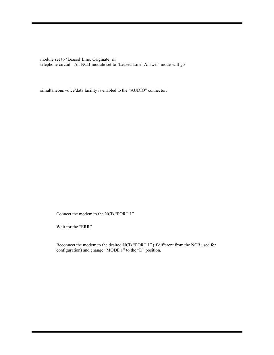 CTI Products NCB/EM with External PSTN Modem User Manual | Page 56 / 63
