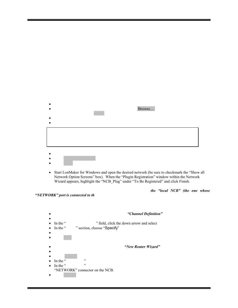 CTI Products NCB/IM with Internal PSTN Modem User Manual | Page 20 / 56