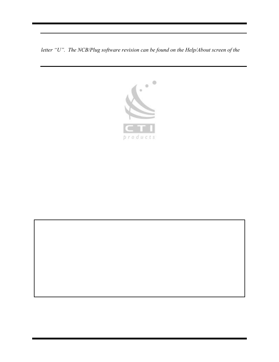 CTI Products NCB/IM with Internal PSTN Modem User Manual | Page 3 / 56