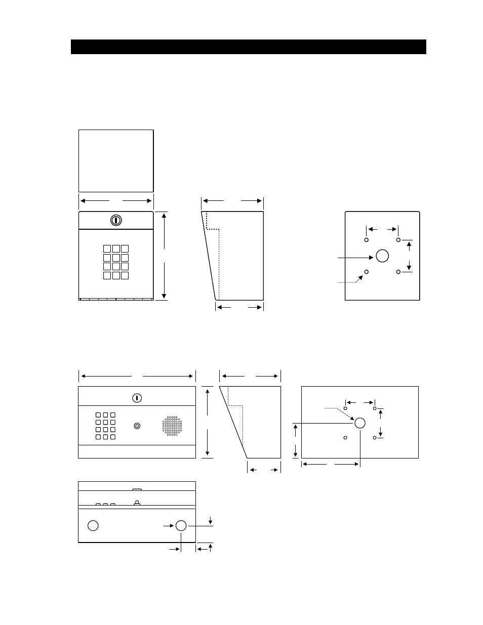 1 mounting, 1506 surface mount, Model 1504 surface mount | Controlled Products Systems Group 1504-080 User Manual | Page 7 / 25