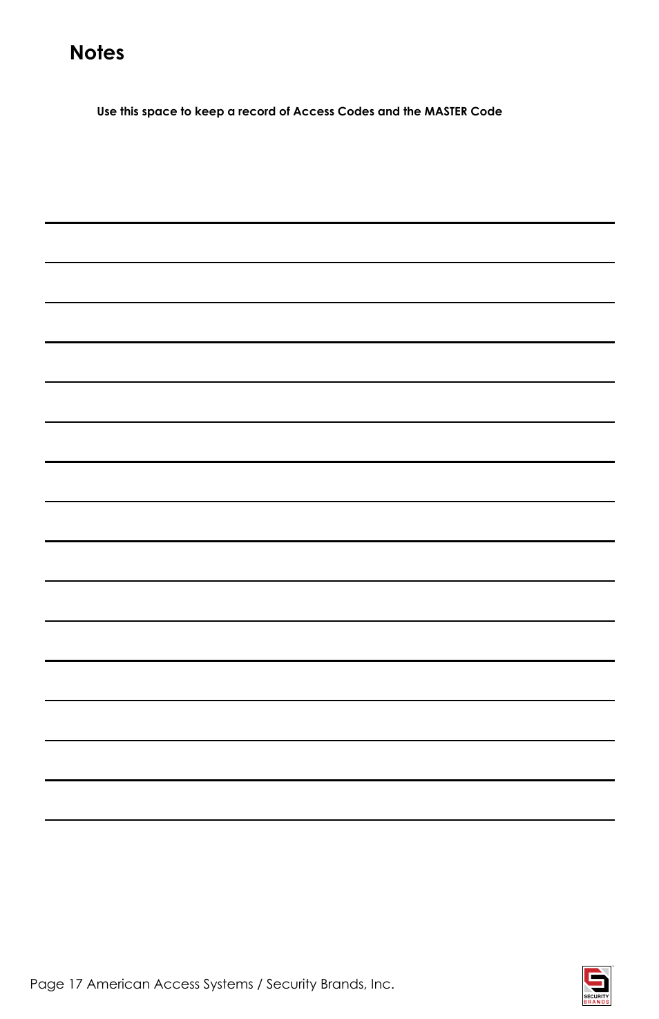 Controlled Products Systems Group ADV-1000 User Manual | Page 17 / 20