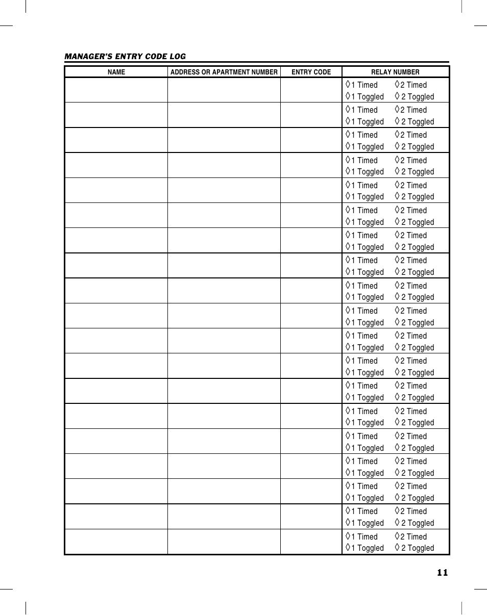 Controlled Products Systems Group AK-11 User Manual | Page 11 / 12