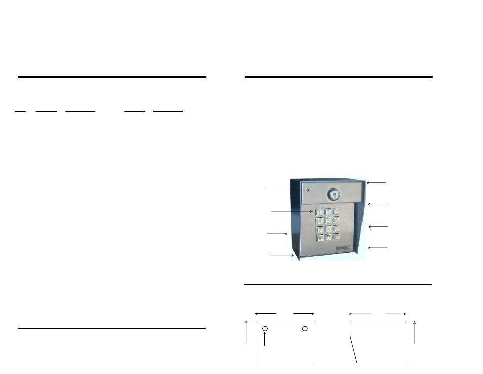 Parts list introduction | Controlled Products Systems Group DL650 User Manual | Page 3 / 9