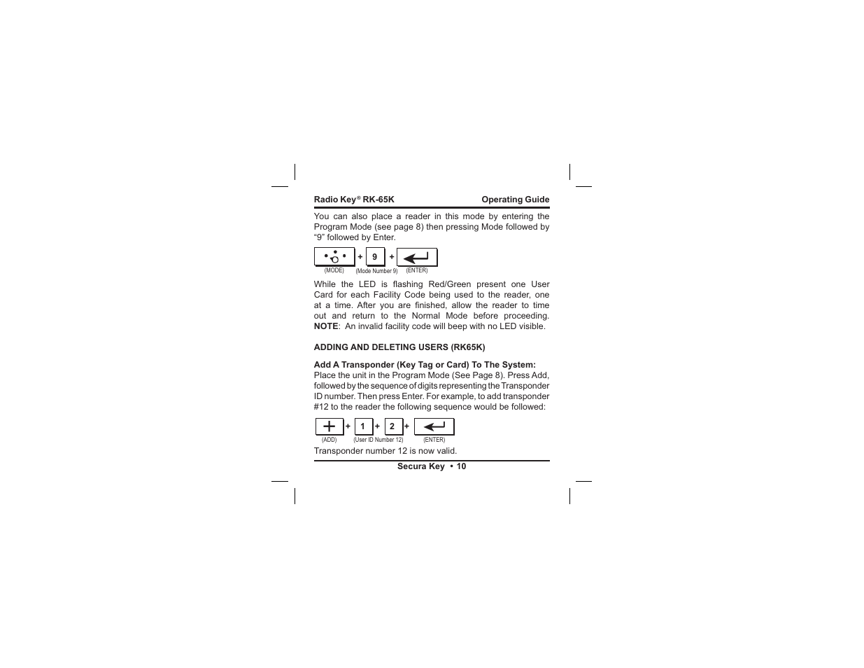 Controlled Products Systems Group RK65K User Manual | Page 13 / 35