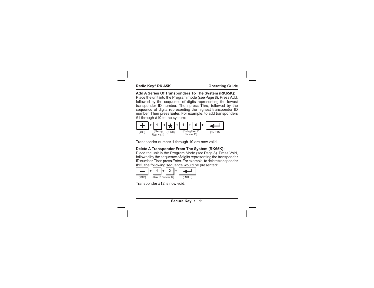 Controlled Products Systems Group RK65K User Manual | Page 14 / 35