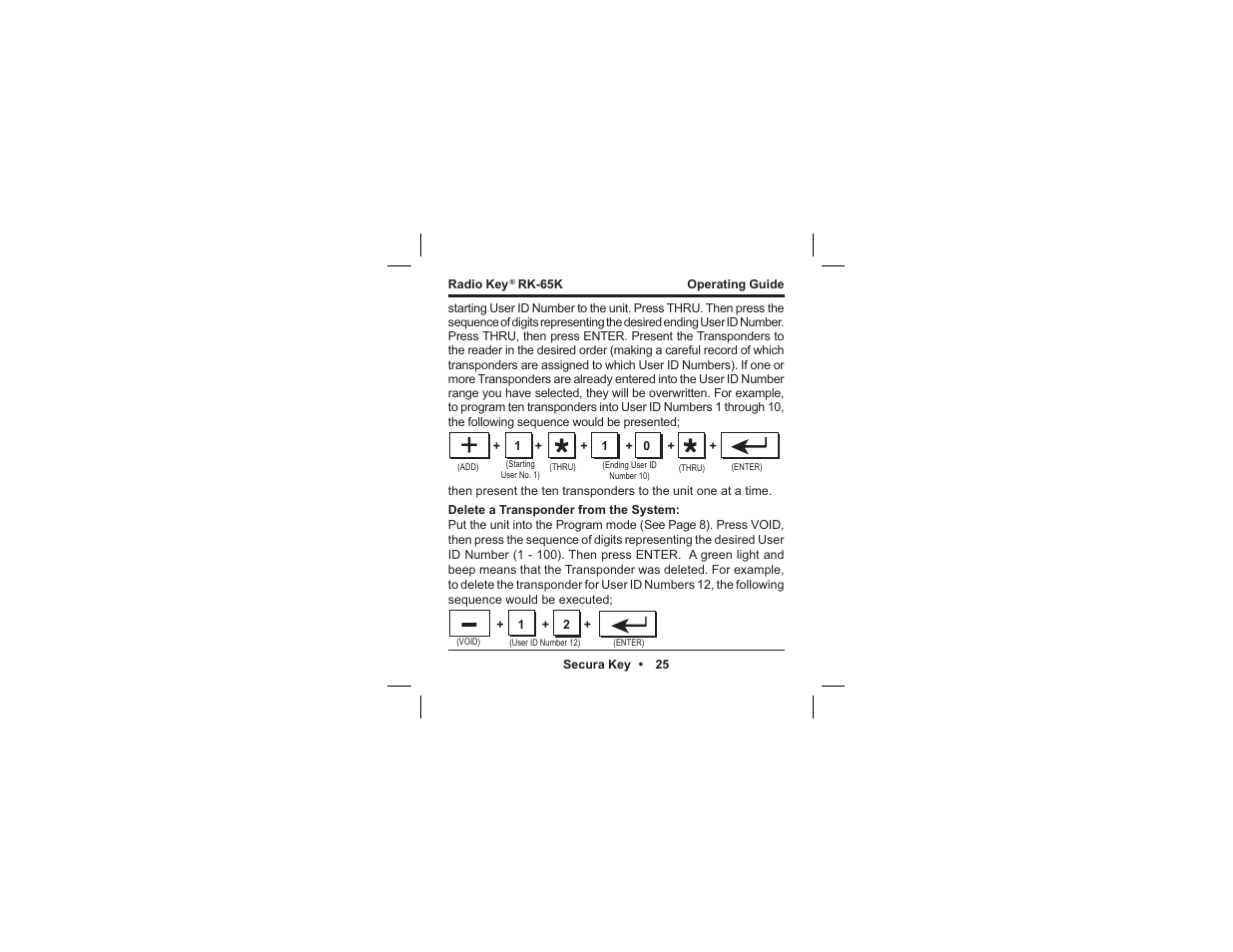Controlled Products Systems Group RK65K User Manual | Page 28 / 35