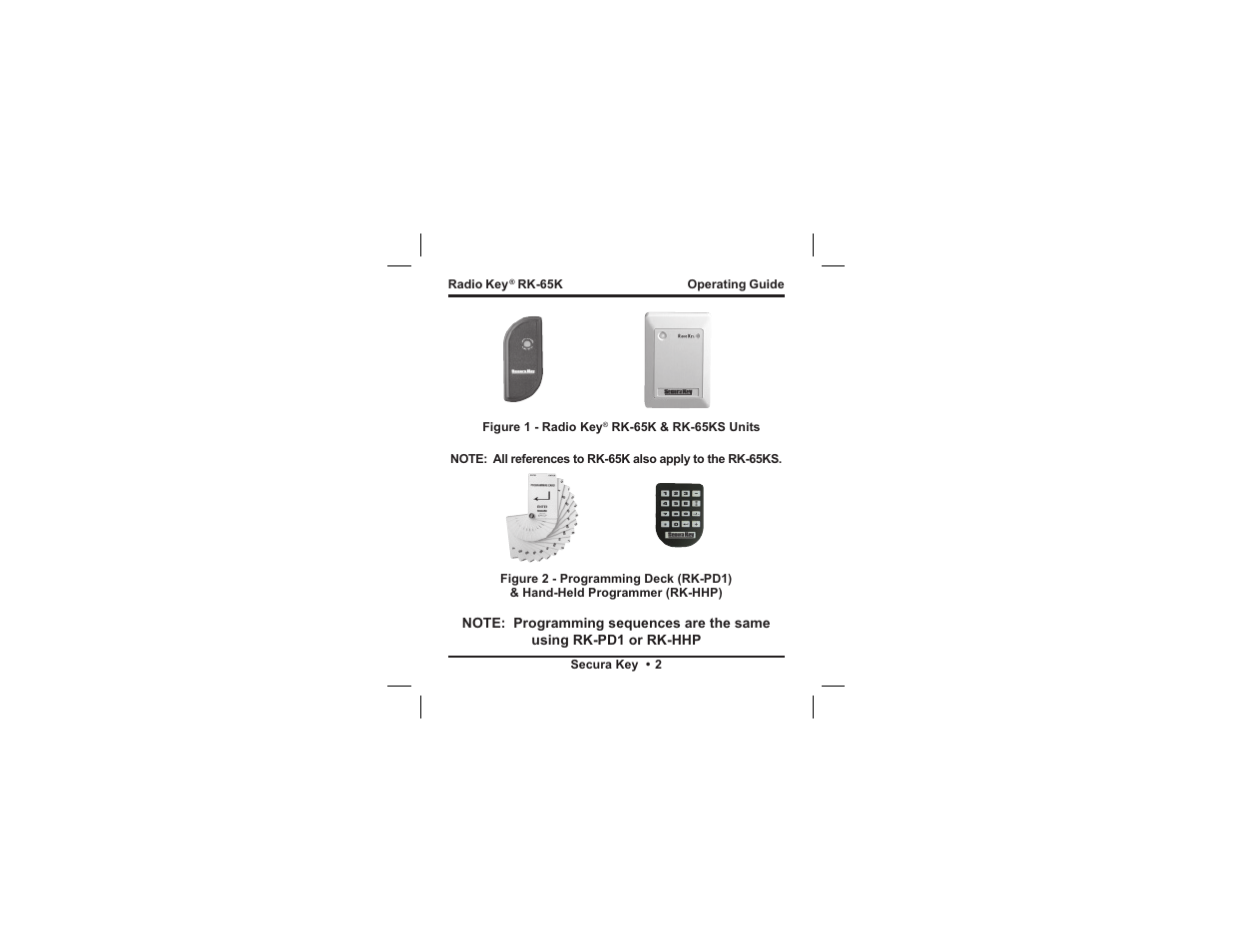 Controlled Products Systems Group RK65K User Manual | Page 5 / 35