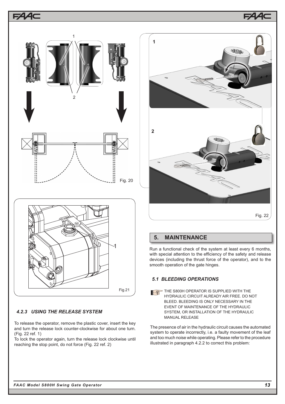 Maintenance | Controlled Products Systems Group -108710 User Manual | Page 13 / 33