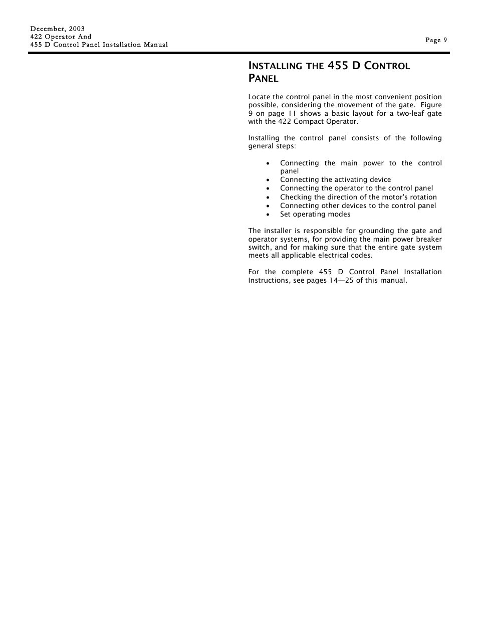 455 d c | Controlled Products Systems Group 1042001 User Manual | Page 9 / 28