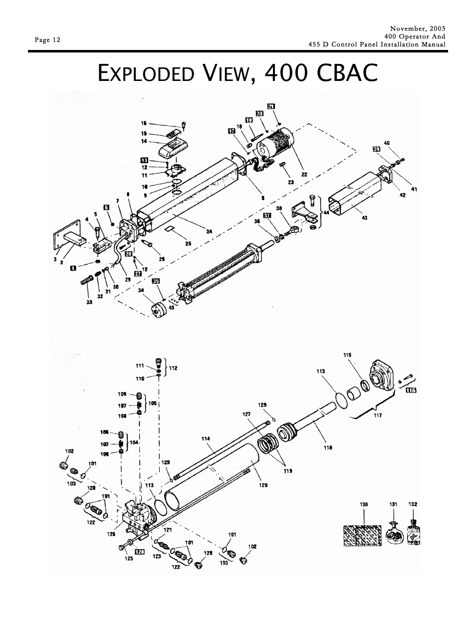 400 cbac, Xploded | Controlled Products Systems Group 1042011577 User Manual | Page 12 / 28