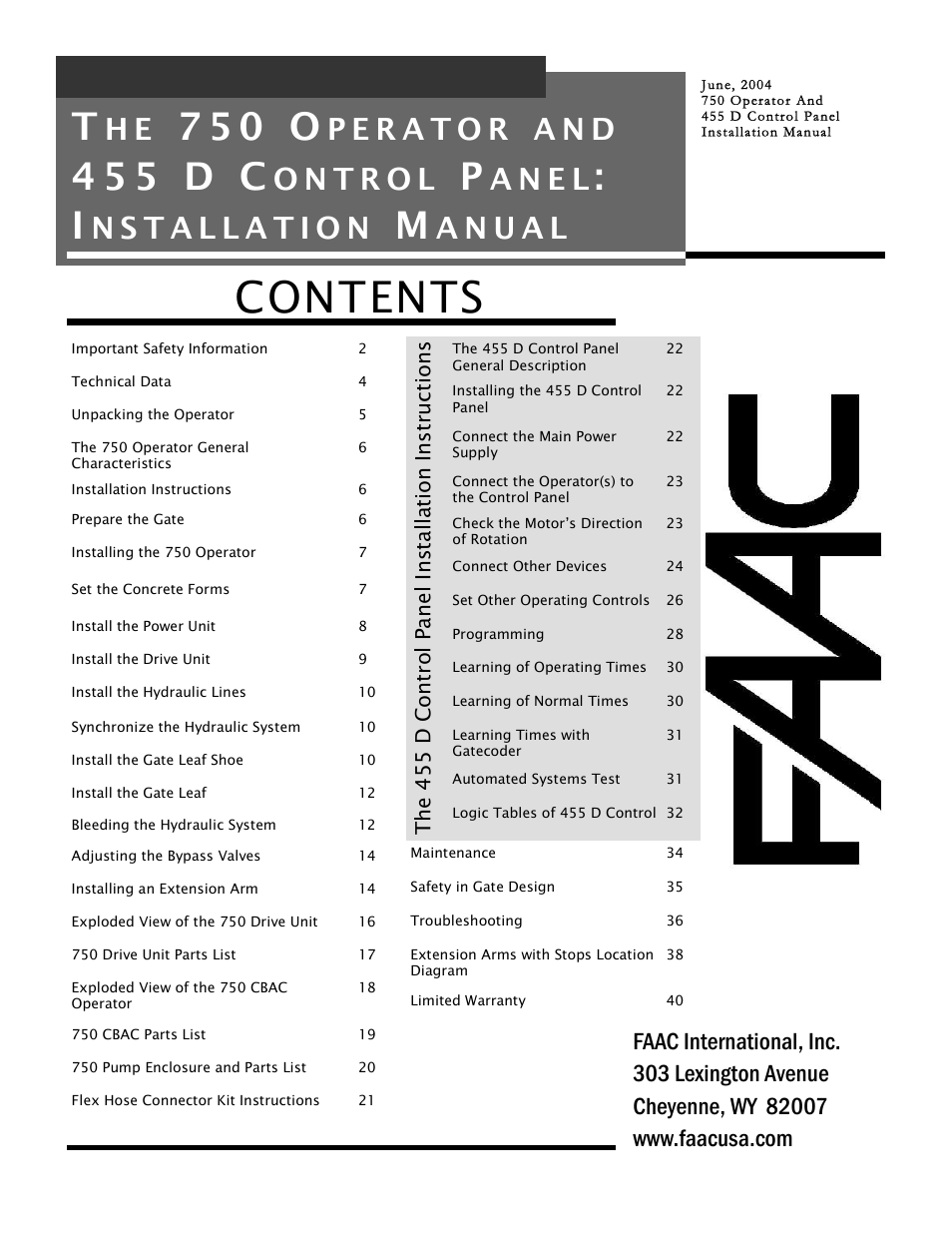 Controlled Products Systems Group 107725 User Manual | 40 pages