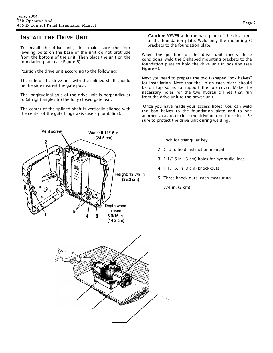 Controlled Products Systems Group 107725 User Manual | Page 9 / 40