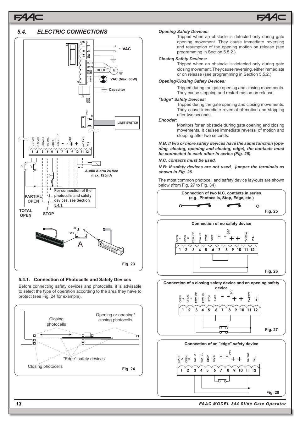 Electric connections | Controlled Products Systems Group 109837 User Manual | Page 13 / 27