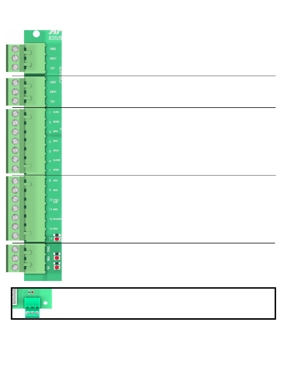 Optional device inputs | Controlled Products Systems Group 1550ETL User Manual | Page 17 / 23