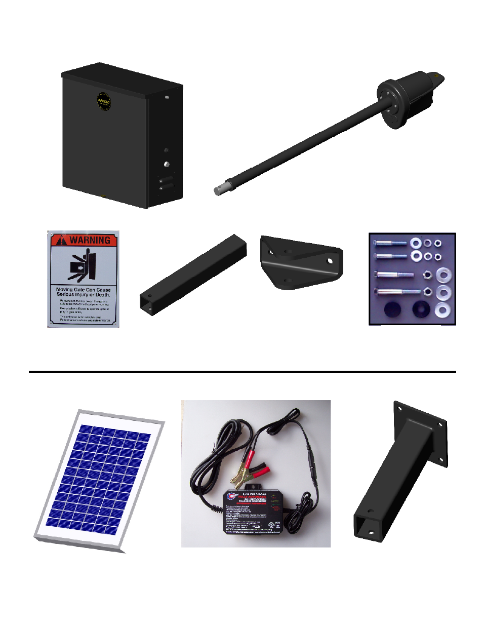 Parts identification, Options | Controlled Products Systems Group 1550ETL User Manual | Page 6 / 23