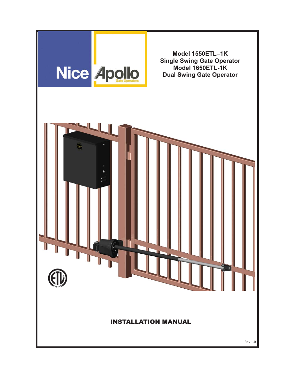 Controlled Products Systems Group 1550ETL-1K User Manual | 32 pages