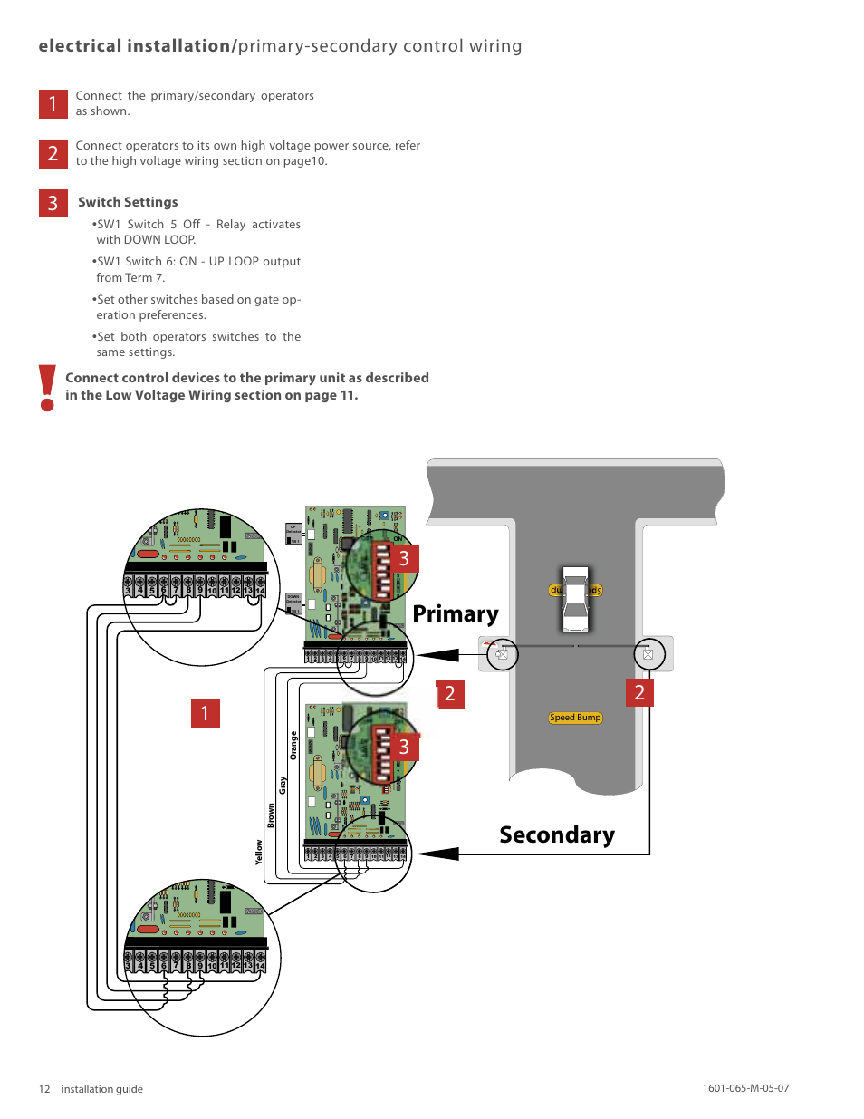 0rimary 3econdary | Controlled Products Systems Group 1601-080 User Manual | Page 11 / 36
