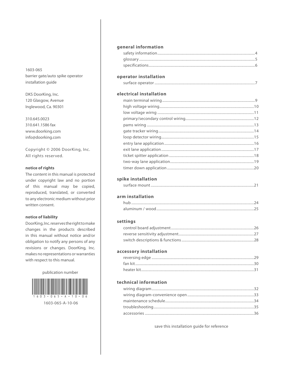Controlled Products Systems Group 1603-080 User Manual | Page 3 / 38