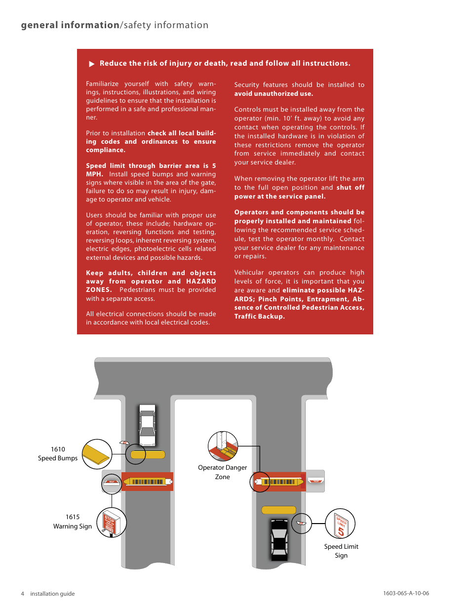 General information /safety information | Controlled Products Systems Group 1603-080 User Manual | Page 4 / 38