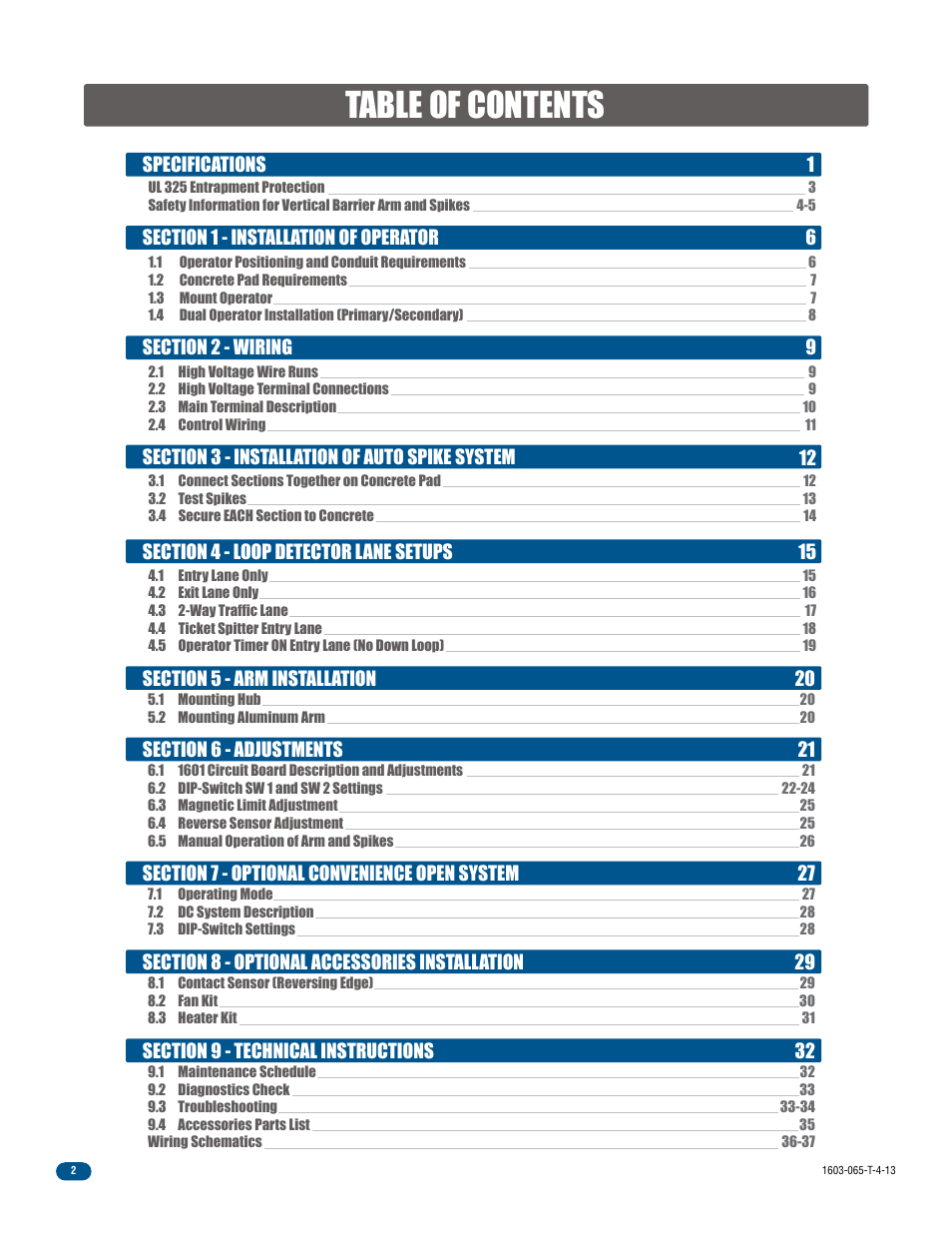 Controlled Products Systems Group 1603-080 User Manual | Page 4 / 40