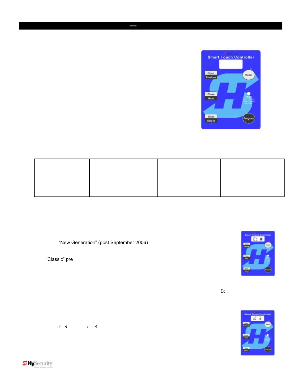 Section 3, Smart touch basics | Controlled Products Systems Group 222EX43 User Manual | Page 36 / 98