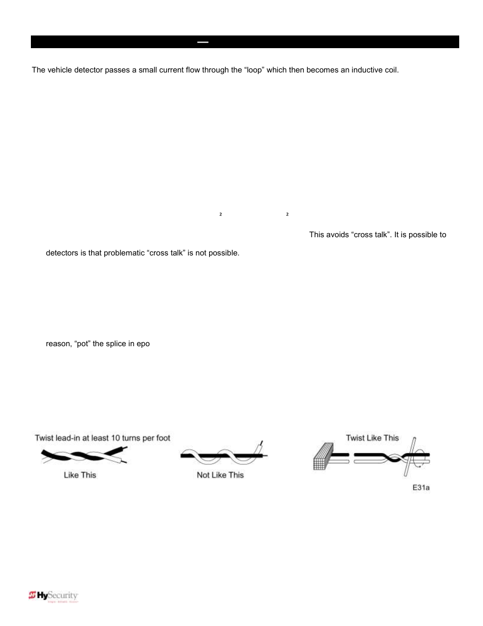 Section 5, Detector loop installation | Controlled Products Systems Group 222EX43 User Manual | Page 55 / 98