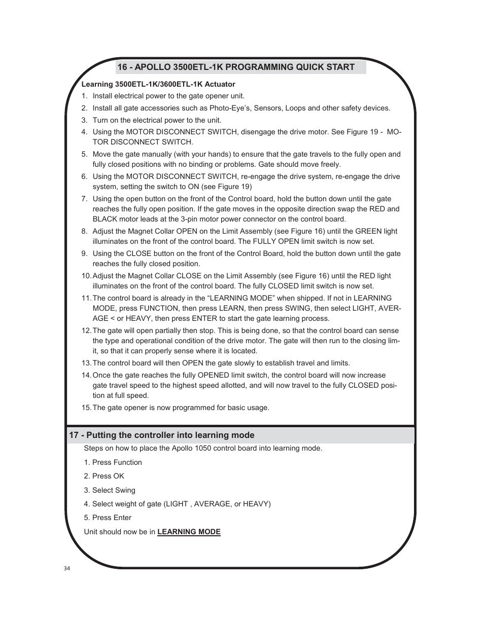 Controlled Products Systems Group 3500ETL-1K User Manual | Page 34 / 36
